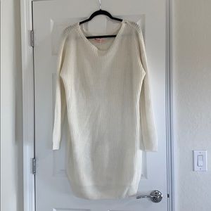 White Sweater Dress
